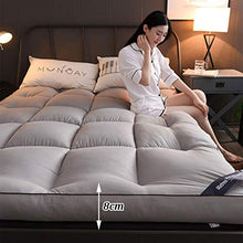 QXTT Materasso Letto Futon Matrimoniale E Singolo Pieghevole E Arrotolabile Materassi da Terra Alto 10cm Futon Trapuntato Salvaspazio per Campeggio Balconi Picnic,White-90 * 200cm