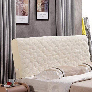 Copri Testata Letto Matrimoniale 180 In Tessuto Protezione Copertura Per Testiera Per Letto, Elastica Cuscino Schienale Divano Fodera Per Copritestiera Soft Cover Ornamenti Camere,Beige-150x80cm