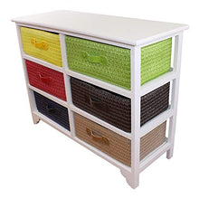 HoitoDeals - Cassettiera con 6 cassetti, multicolore