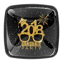 Graduate party 2018 class hat and fireworks for invitation Pomelli per Porta Set di 4 Pomelli per Mobili Manopole per Cassetti Cucina Armadio Vetro