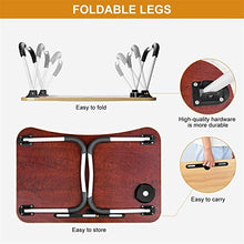 Tavolo da picnic all'aperto Tavolo pigro Letto Pieghevole Tavolo pieghevole, Scrivania PACINA PIEGABILE (STAND), Tavolo da lap multifunzione con slot e slot a tazza per mangiare, Lettura, Lavorare, Gu