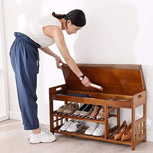 YANG Imbottito Poggiapiedi scarpiere Legno Modifica Scarpe Panca for spogliatoi Dressing Table Sgabello ottomano Carico 250kg (Color : L/50CM)