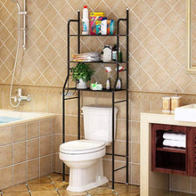 Joycelzen, Scaffale a 3 ripiani da bagno, da mettere sopra il WC, con struttura in metallo