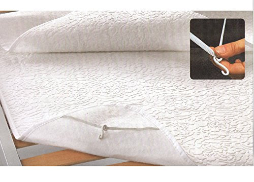 BIANCHERIAWEB Coprirete Alba In 100% Poliestere Matrimoniale Coprirete Alba