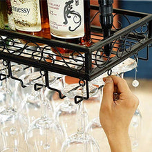 Nfudishpu Portabottiglie, Materiale in Ferro battuto Portabottiglie in Vetro Appeso Portabottiglie Appeso Creativo Bar in Vetro Alto Cucina Cucina Decorazione Domestica l'archiviazione Domestica