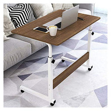 SXGKY Laptop Desk 80 * 40CM Tabella del Computer Portatile Registrabile Ruota Laptop Divano-Letto Pavimento Side Table può Essere Sollevato in Piedi Desk Scrivania Portatile FF (Color : C)