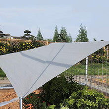 Rete ombreggiante Panno Leggero Sunblock con Gommini, Maglia da Sole Resistente al 90% Ai Raggi UV per Pergola Esterna, Grigio (Size : 2mX6m)