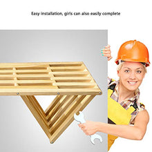 outdoor product Terrazza panchina panchina all'aperto, Panche da Giardino in Legno massello per Uso Domestico, Panche Decorative retrò, Adatto per Giardino/Veranda/Prato