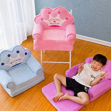 MeiMei Piccolo sofà Pieghevole Sveglio del Fumetto di Seat del Bambino Sveglio Amovibile del Bambino smontabile e di Seat Sgabello del Bambino (Color : Pink)