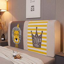 Fodera per Testiera del Letto in Velluto Morbido Fodera per Schienale del Letto Matrimoniale Singola Coperchio della Testata Letto Copri di Protezione per Arredamento Camera da Letto,J-Length：180cm