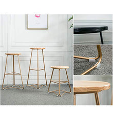 BDLYZ Yxsd Sgabello da Bar Cucina Colazione Sedia Sgabello Alto Sedia Reception Sedia in Ferro Battuto Bancone Ristorante Bar Sedia Creativa (Color : A, Size : H-75CM)