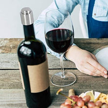 Tarente Acciaio Inossidabile Riutilizzabile Chiuso sotto Vuoto Bottiglia di Champagne Red Wine Stopper Pompa cap (Vino Rosso)