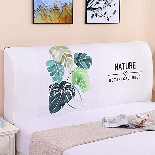 WEDSFC Copritestata Letto Matrimoniale/Singolo/1 Piazza e Mezza Elastica Copertura Testata Letto,Fodera Protezione Testata Addensare all-Inclusive Coperchio Soft Cover (Color : C, Size : 220cm)