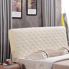 D DOLITY Copri Testata Letto Protezione da Mobili Fodera Elastica Antipolvere Estensibile - Bianco
