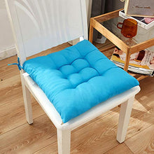 Cuscino per sedia, morbido, antiscivolo, con cinghie fisse, spessore quadrato, ideale per sedie da pranzo, casa, cucina, giardino, soggiorno, auto, ufficio, interni ed esterni