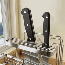 LYM &ripiano di stoccaggio Mensole da Cucina, mensola Multifunzione in Acciaio Inossidabile Scaffale di Finitura