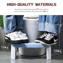Sgabello WC Pieghevole, ZoneYan Sgabello da Toilette, Sgabello da Toilette, Sgabello Water Adulti, Panchetto Bagno WC, Sgabello Fisiologico da Toilette, Aiuto e Sollievo Contro Stipsi e Gonfiore