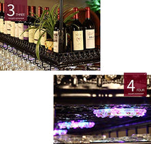 PZW Semplice e Creativo Portabottiglie Appeso Portabottiglie Bar Portabottiglie Supporto per Bicchiere da Vino Invertito Creativo Supporto da Parete per Vino, 100 * 35 Cm120 35 centimetri *