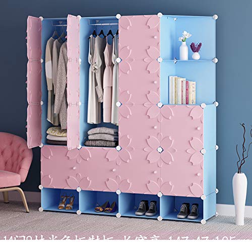 JYXJJKK Armadio Assemblato,Camera da Letto Combinazione di Abbigliamento Magazzino-n