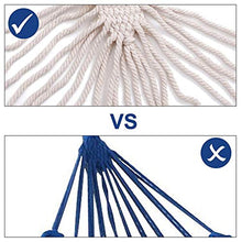 Doppia Amaca Macrame Tree Hammock Altalena Net Chair 450lbs Letto per Due Persone per Cortile Balcone Patio Giardino Esterno e Interno