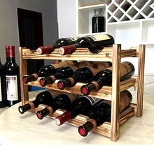 DJSMjbj Legno Solido Vino Rack Decorazione Della Casa Vino In Legno Rack Bottiglia Rack 12 Bamboo Rack Ristorante Display Rack Storage
