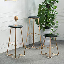BDLYZ Yxsd Sgabello da Bar Cucina Colazione Sedia Sgabello Alto Sedia Reception Sedia in Ferro Battuto Bancone Ristorante Bar Sedia Creativa (Color : A, Size : H-75CM)