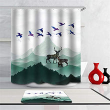 LIYAN Combinazione Bagno. Immagini Chiare E Colori Vivaci Rendono Il Tuo Bagno Pieno di Vita. Accessori da Bagno. Famiglia di Renne. Uccello.