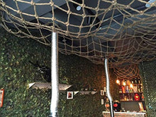 Protective net decoration / Alpinismo Net antiurto corda della canapa Net Rete Retro Bar Rete soffitto Kindergarten mano parco divertimenti Rete Arte Muro Cantiere di costruzione della rete di sicurez