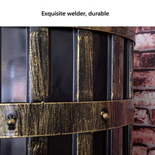 ZTGL Combinazione di Lavabo e Vanità del Bagno, Mobile da Bagno Cilindrico Indipendente, Set di Mobili da Bagno Elegante e Salvaspazio,D,Without Mirror