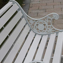 LXLH Panchina da Giardino Panchina da Giardino Panchina da Giardino Poltrona da terrazza, Panchine Decorative da Giardino in ghisa in Legno massello anticorrosione e antiruggine, Sedie di Riposo