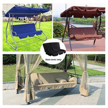 Coprisedile di ricambio per seduta dondolo a 3 posti, 150 x 150 x 10 cm, rivestimento antipolvere e impermeabile verde