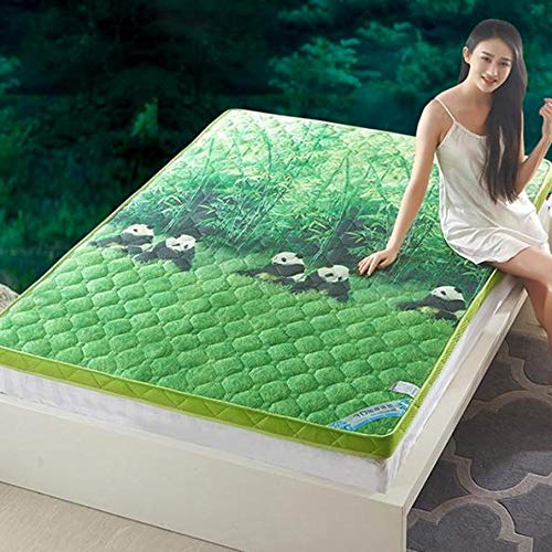 YOLL Materasso Tatami Giapponese Ispessimento Materasso Futon Pieghevole in Peluche, Materassi Letto futon Soggiorno Tappetino Yoga Tappetino Universale Pigro stuoie per Camera da Letto
