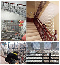 WaiMin Rete di sicurezza universale for bambini Rete di sicurezza, rete protettiva protezione di sicurezza for scale arrampicata corda intrecciata auto carico rimorchio decorazione rete giocattoli for