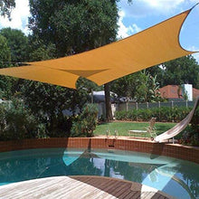 CHENG Tenda a Vela 2.5x2.5m, Metri Protezione Raggi UV, Resistente e Traspirante Protezione Antivento Utilizzabile per Giardino Balcone Terrazza Beige