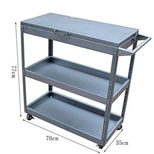 WangQ Carrello Portapacchi - Strumenti di Riparazione Auto Strumenti di Riparazione Auto Carrello Pezzi di Ricambio per Auto Portapacchi per Auto Multi-Funzione 3 Strati carrellino Cucina