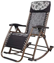 XLYYHZ Sedia Zero Gravity Sedie a Dondolo Giardino Esterno per Adulti Relax Comfort | Lettino da Giardino con poggiapiedi Regolabile e Schienale reclinabile | Sedia reclinabile Pieghevole per Sedia