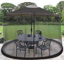 zvcv Ombrellone da Esterno Copertura per Zanzare da Giardino per Esterni, Copertura per Ombrellone per Patio Schermo per Zanzariera per Ombrellone da Tavolo