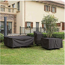YULIAN 1x0.8x1m Mobili da Giardino Coperture impermeabilizzate 1x0.8x1m, Terrazza Giardino Tavolo Covers Oxford Tessuto Esterno Alive Anti-Dust Dust Patio, Nero