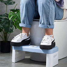 Sgabello WC Pieghevole, ZoneYan Sgabello da Toilette, Sgabello da Toilette, Sgabello Water Adulti, Panchetto Bagno WC, Sgabello Fisiologico da Toilette, Aiuto e Sollievo Contro Stipsi e Gonfiore