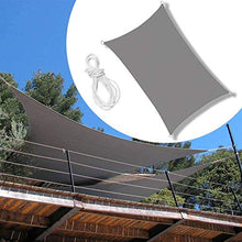 Jonist Tende da Sole a Vela Tende da Sole per Patio 3,6 m X 2,4 Tende da Sole per Tende da Giardino Vele da Giardino Impermeabili Tende da Sole per Auto. Tendina Parasole per Bebè, Grigio - 2,4 x 3