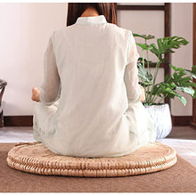 DFSDG Tatami Spessa Tappetino a Terra molo Rattan Famiglia Cattail tè Cerimonia Sgabello futon Seduto Comodamente Mentre Ti muovi