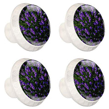 lavanda 4 PCS Pomelli per Porta, Pomolo per Mobile, Pomelli per Mobili con Viti, Maniglia per Armadietto, Pomelli per Porta, Pomelli per Cassetti per Porta, Armadio, Cassetto e Credenza
