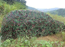 AWCPP Camo Netting Shading Net Green Shade Net Net | Air Defense Car Camouflage Interior Decoration Network | Camping Hidden Army Housing 5 X 1,5 Metri