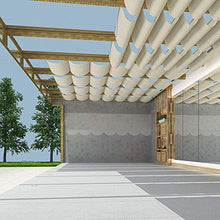 WXQIANG - Tenda parasole retrattile, per tettuccio, traspirante, facile da installare, in acciaio inox, con dimensioni personalizzabili, isolamento termico,