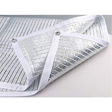 ZAZAP Tenda Ombreggiante, Parasole Riflettente in Lamina di Alluminio, Maglia Paralume per Giardino Resistente Ai Raggi UV, Utilizzata in Giardini in Serra O Succulente, Protezione Solare 75%