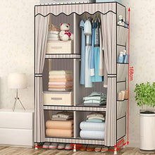 Guardaroba Armadio Semplice Panno Armadio Solid Baby Baby for Bambini Legno Piccolo Singolo Dormitorio Camere da Letto Gabinetto Armadio XINYALAMP (Color : C)