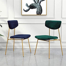 Sgabello da bar moderno con comodo schienale e schienale imbottito imbottito sgabello cucina sgabelli per bambini adulti - velluto tessuto gambe in metallo oro, verde (colore verdo)
