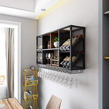 Porta Bottiglie da Vino Portabottiglie da Soffitto Porta-Bicchieri in Metallo Supporto A Parete Porta-Bicchiere da Vino Rovesciato Portabicchieri di Grande capacità Semplice (Nero) Rack di stoccaggi