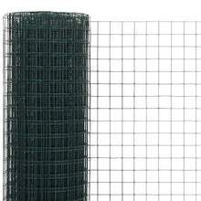 ghuanton Rete d'Acciaio Rivestimento PVC 10x1,5m Trama Quadrata Verde Articoli di ferramenta Barriere e recinzioni Pannelli per recinzioni