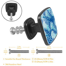 Medusa incandescente 4 PCS Pomelli per Porta, Pomolo per Mobile, Pomelli per Mobili con Viti, Maniglia per Armadietto, Pomelli per Porta, Pomelli per Cassetti per Porta, Armadio, Cassetto e Credenza